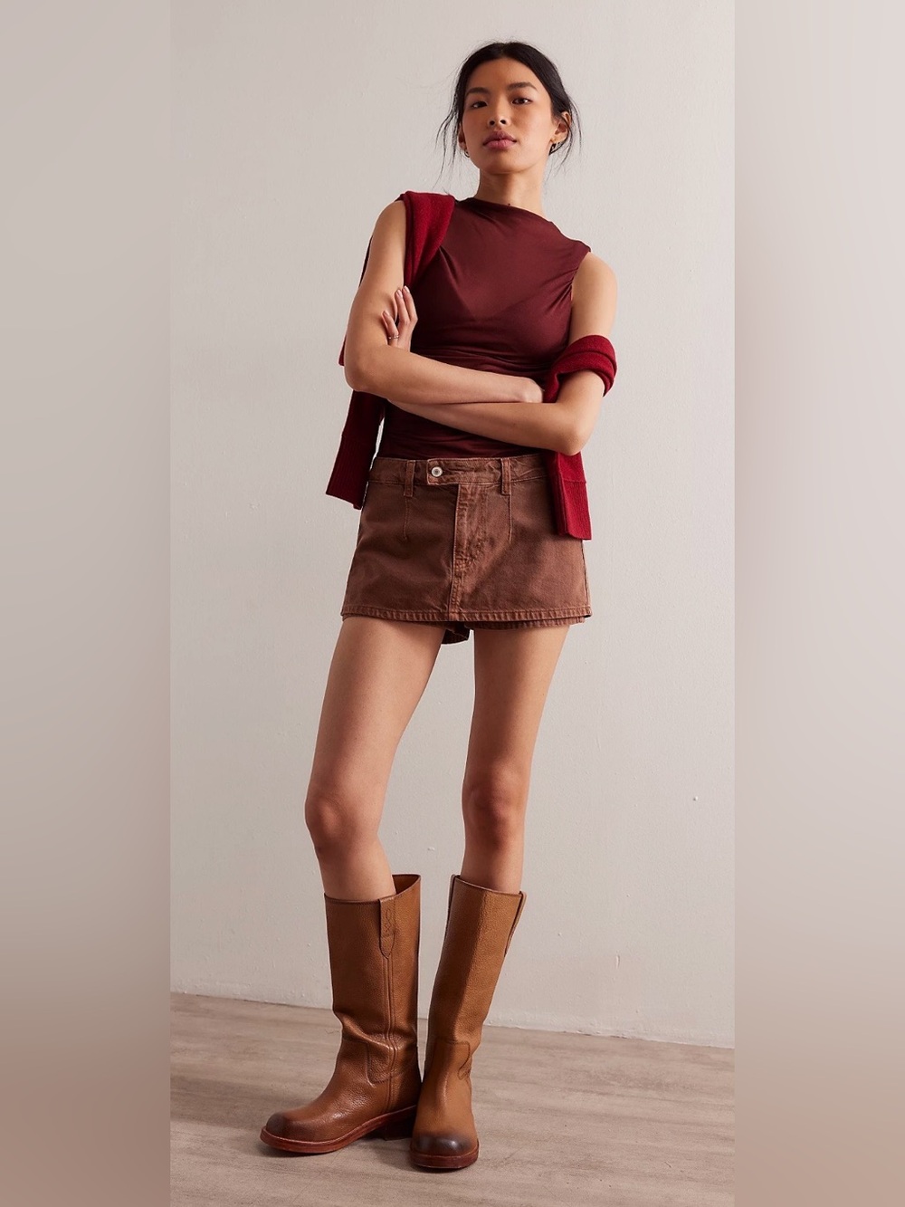 We The Free Gallivanting Peekaboo Skort NWOT